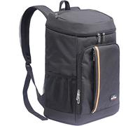 YDFYX Sac à Dos Isotherme à Glacière 28L,Sac de Pique-Nique Sac Isotherme Portable Cooler Backpack Bag, pour Hommes Femmes pour Déjeuner Plage Camping BBQ Travail Ecole Pique (Noire)