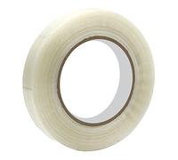 YDHfdc 1 Rouleau Ruban Filament Bande Renforcée avec Fibre de Verre 20mm x 50m Clair Filament Ruban de Cerclage pour Le Cerclage, Le Renforcement, l'emballage et l'étanchéité