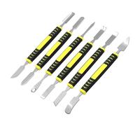 YDHfdc 6 Pièces Barre de Biche en Métal Double Extrémité Outils de Réparation électroniques Ensemble de Spudger en Métal pour iPad, Téléphone Portable, Ordinateur