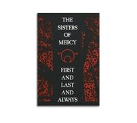 ydhgebn Poster The Sisters of Mercy - Art mural vintage pour chambre à coucher, salon - Esthétique et élégant - 40 x 60 cm - Sans cadre