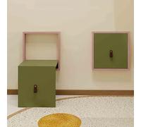 YDHSIKK Banc de Douche Pliable, Tabouret à Langer Mural Pliable et Peu encombrant, Multicolore(Green1)