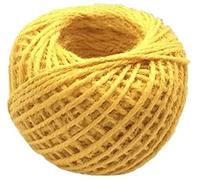 YDHSIKK Corde de Jute pour Bricolage, Corde de Chanvre pou Corde en Toile de Jute Naturelle Multicolore 2 mm x 50 mètres(3)