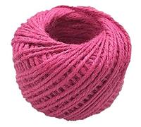 YDHSIKK Corde de Jute pour Bricolage, Corde de Chanvre pou Corde en Toile de Jute Naturelle Multicolore 2 mm x 50 mètres(11)