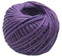 YDHSIKK Corde de Jute pour Bricolage, Corde de Chanvre pou Corde en Toile de Jute Naturelle Multicolore 2 mm x 50 mètres(7)