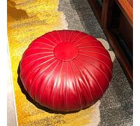 YDHSIKK décor Salon, Tabouret Polyvalent Pouf en Cuir de Vache véritable, Grand Coussin de Sol, Fait à la Main, décoration de Salon(B)