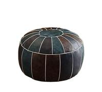 YDHSIKK décor Salon, Tabouret Polyvalent Pouf Rond Non rembourré, Repose-Pieds, Tabouret de Yoga(Blue)