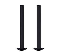 YDHSIKK Jambes Meubles Pieds de Table de Bricolage for Meubles en métal, Pieds d'armoire réglables, 20-130 cm, réglables de 0 à 30 mm, 6 Couleurs, avec vis et Tournevis(Black,100cm)
