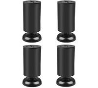 YDHSIKK Jambes Meubles Pieds de Table de Meubles Robustes Pieds de Meubles en Acier Inoxydable Pieds de canapé réglables DIY, Pieds de Support Ronds, Pieds de Table et de Banc de Remplacement(12Cm)