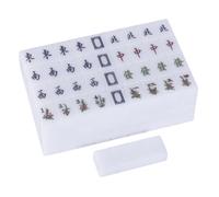 YDHSIKK Mah Jong Mahjong à Main Mahjong 144 tuiles avec boîte Mah Jong Chinois(36mm)