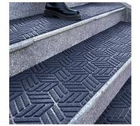 YDHSIKK Marchepieds en Moquette, Marches d'escalier en Polyester, antidérapantes, lavables en Machine, Tapis Multicolore, Plusieurs Tailles, marches en Bois, 1 pièce(Blue,120x150cm/3.94x4.93ft)