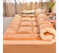 YDHSIKK Matresses Futon Matelas futon Japonais Pliable, Tapis de Sol for Camping et Maison, Multicolore, Plusieurs Tailles(Bronze,180x200cm)