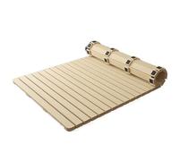 YDHSIKK Matresses Futon Planche de lit Pliable Enroulable en Bois de pin, Couleur Bois Originale, Plusieurs Tailles(120x200cm)