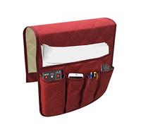 YDHSIKK Multi Organisateur de Poche de côté lit, Organiseur de Poche for télécommande canapé(RD)