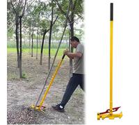 YDHSIKK Outil pour arracher Les Racines d'arbres, Arrache-piquets Jaune 1,3 m réglable de 3 à 9 cm