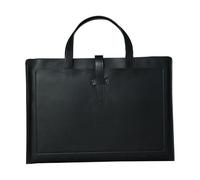 YDHSIKK Pochette à enveloppes, Classeur à Documents en Cuir synthétique, 36 x 25,5 cm, Multicolore(Black)