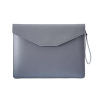 YDHSIKK Pochette à enveloppes, Pochette à Documents en PU Multicolore 26,1 x 34,2 cm(Grey)