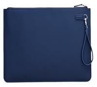 YDHSIKK Pochette à enveloppes, Pochette en Cuir for Documents, Porte-Monnaie, classeur A4, Pochette for dossiers Professionnels, Multicolore, 24,8 x 34,5 cm(Blue)