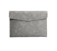 YDHSIKK Pochette à enveloppes, Pochette en Cuir, Porte-Documents, classeur A4, Organiseur de Papier, 235 x 330 mm, Multicolore, Lot de 3(Grey)