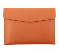 YDHSIKK Pochette à enveloppes, Pochette Organiseur de Documents en Cuir synthétique - Marron, 330 x 247 mm