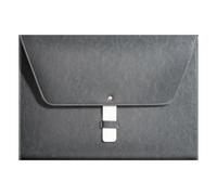 YDHSIKK Pochette à enveloppes, Pochette Organiseur en Cuir synthétique (376 x 265 mm) Gris
