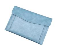 YDHSIKK Pochette à enveloppes, Pochettes à Documents A4 en Cuir PU Double Couche 337 x 235 mm Bleu Lot de 2
