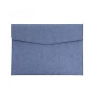 YDHSIKK Pochette à enveloppes, Pochettes à Documents en Cuir synthétique Multicolores 330 x 240 mm, Lot de 2(Blue)