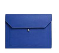 YDHSIKK Pochette à enveloppes, Porte-Documents A4 en Cuir Multicolore 330 x 245 mm(Blue)