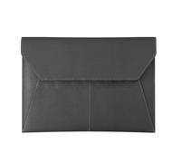 YDHSIKK Pochette à enveloppes, Porte-Documents en Cuir A4, Organiseur de fichiers Multicolore, Taille 23,5 x 33 cm, Lot de 2(Black)