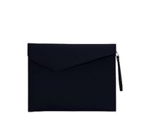 YDHSIKK Pochette à enveloppes, Porte-Documents en PU, classeur, Organiseur, enveloppe, Sac de données, Multicolore, 275 x 345 mm(Black)