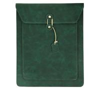 YDHSIKK Pochette à enveloppes, Porte-Documents et Chemise en Cuir for Ordinateur Portable et Tablette 34 x 25,3 cm 13 Pouces Multicolore(Green)