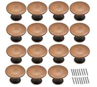 YDHSIKK Poignées de tiroirs, Boutons d'armoire Multicolores 30 mm, Paquet de 5 à 20 pièces(Red Bronze,15)