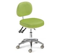 YDHSIKK Tabourets Fauteuil de Dentiste avec roulettes réglables en Hauteur et siège en Cuir Multicolore