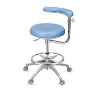 YDHSIKK Tabourets Tabouret médical Dentaire réglable en Hauteur de 50 à 61 cm, accoudoirs à 360°, Cuir synthétique Multicolore(D)