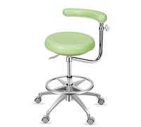 YDHSIKK Tabourets Tabouret médical Dentaire réglable en Hauteur de 50 à 61 cm, accoudoirs à 360°, Cuir synthétique Multicolore(C)