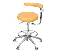 YDHSIKK Tabourets Tabouret médical Dentaire réglable en Hauteur de 50 à 61 cm, accoudoirs à 360°, Cuir synthétique Multicolore(F)