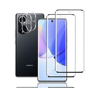 Ydiciv 2+2 Pièces Verre trempé Compatible avec Huawei Nova 9 avec 2 Pièces Caméra Arrière Protecteur, 9H Dureté, Sans Bulles, Film Protection écran pour Huawei Nova 9