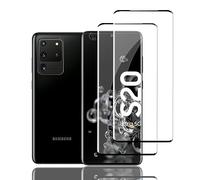 Ydiciv 2 Pièces Verre trempé Compatible avec Samsung Galaxy S20 Ultra 5G, Film Protection écran, 9H Dureté, Anti Rayures, Sans Bulles, pour Samsung Galaxy S20 Ultra 5G