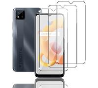 Ydiciv 3 Pièces Verre trempé Compatible avec Realme C11 2021, Film Protection écran, 9H Dureté, Anti Rayures, Sans Bulles, pour Realme C11 2021