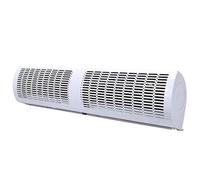 YDIJFLL Machine À Rideau d'air Ultra-Mince Et Silencieuse Commerciale, Machine À Rideau d'air Blanc avec Télécommande, Ventilateur Mural, Froid Chaud, Adapté à la Maison, au Bureau et à (Size:60CM)