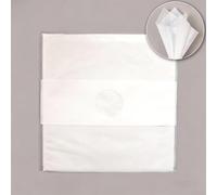 YDJIANCAI 38 Feuilles de Papier à Fleurs en Coton - Papier Frisé Imperméable pour Garniture de Bouquet, Doublure et Emballage pour Fleuriste, Art Floral et Cadeaux(Color:Blanc)