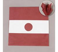 YDJIANCAI 38 Feuilles de Papier à Fleurs en Coton - Papier Frisé Imperméable pour Garniture de Bouquet, Doublure et Emballage pour Fleuriste, Art Floral et Cadeaux(Color:Rouge)