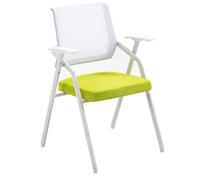 YDkjwjw Chaise de Bureau Pliable et Empilable, Chaise de Bureau Pliante avec Accoudoirs, Dossier Et Coussin D'assise Épais, Chaise de Salle de Conférence pour La Réception des Visiteurs Au Bureau