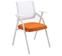 YDkjwjw Chaise de Bureau Pliante avec Dossier en Maille et Soutien Lombaire Chaises de Salle de Conférence Empilables avec Accoudoirs pour Bureau À Domicile Salle de Formation