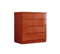 YDkjwjw Commode en Bois Extra Spacieuse avec 4 Tiroirs Et Dispositif Anti-basculement, Grand Coffre De Rangement for Chambre Ou Entrée.(Reddish Brown)