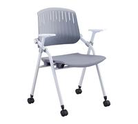 YDkjwjw Lot de 6 Chaises de Bureau Pliables avec Dossier Chaises de Bureau Pliantes Portables Chaise de Formation Pliante Empilable pour Salle de Conférence Bureau Réception des Visiteurs Réunion