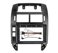 YDLYDL Navigation Cadre de Visage Cadre de Panneau pour, Encadré Autoradio Cadre Panneau Navigation Cadre Montage, Matt Black Surface Frame + Power Cord