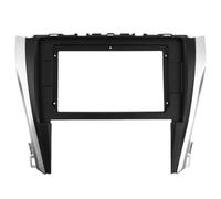 YDLYDL Navigation Cadre de Visage Cadre de Panneau pour, Encadré Autoradio Cadre Panneau Navigation Cadre Montage,Matte Black Silver Edge Surface Frame