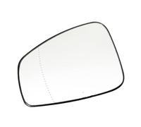 Verre de Rétroviseur Pemplacement pour Renault Megane III 2008-2015 Heated, Gauche Droit Glace De Retroviseur Extérieur avec Plaque de Support,Left