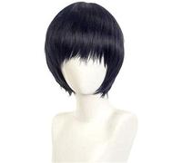ydound Anime Coser Wig Anime Cosplay Perruque Jeu Persona 5 Tae Takemi Noir Cheveux Courts Comic-Con Carnaval Halloween fête Vie Quotidienne Hommes et Femmes Mode Perruque