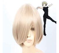 ydound Anime Coser Wig Anime Cosplay Wig,Yuri! sur Les Perruques de Glace, avec Une Perruque Gratuite, for Halloween, fête de la Robe Fantaisie, la Vie Nocturne, des Concerts, des Mariages